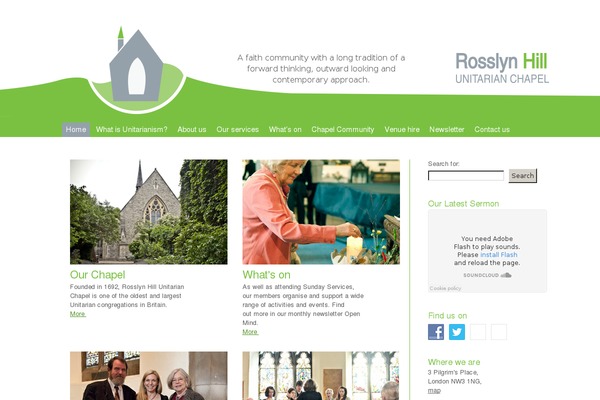 rosslynhillchapel.com site used Rhuc