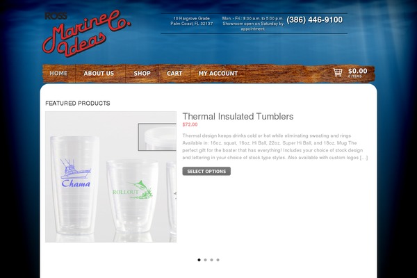 Shelflife theme site design template sample