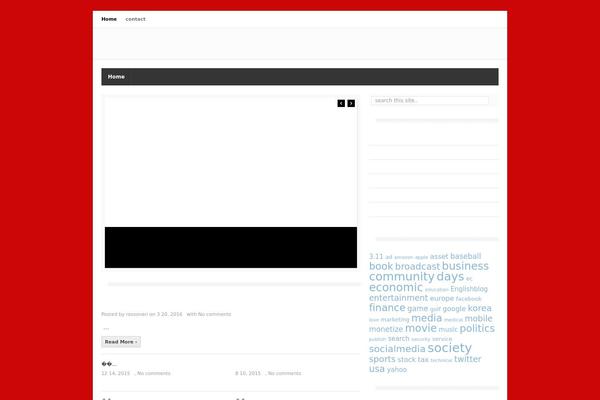 Maggie theme site design template sample