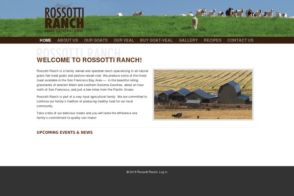 rossottiranch.com site used Rr