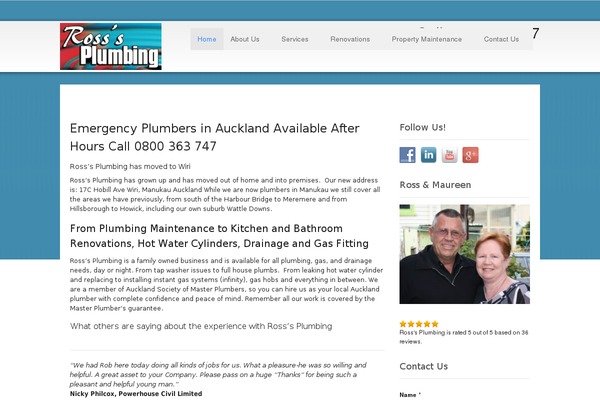 Site using Cx-align-menu-right-master plugin