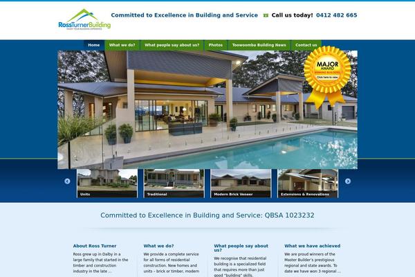 Ross theme site design template sample