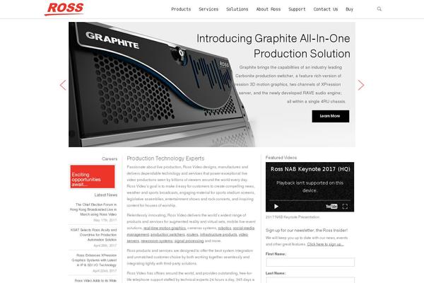 rossvideo.com site used Rossvideo