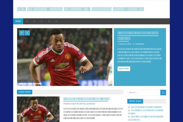 Merlin theme site design template sample