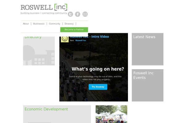 Site using Flickr Badges Widget plugin