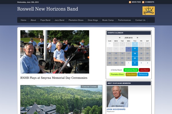 Site using Featured Content Gallery plugin