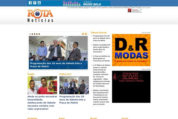 Site using Social PopUP - Facebook, Twitter & Google+ plugin