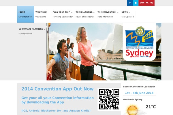 rotary theme websites examples