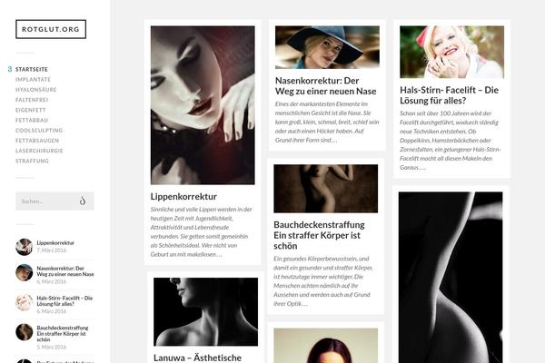 Fukasawa theme site design template sample
