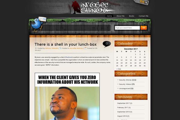 Site using Sharebar plugin