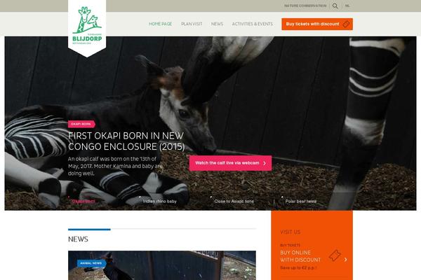 rotterdamzoo.nl site used Blijdorp