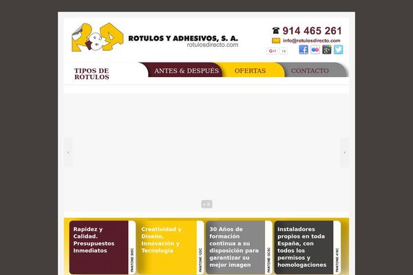 rotulosdirecto.com site used Gravitation