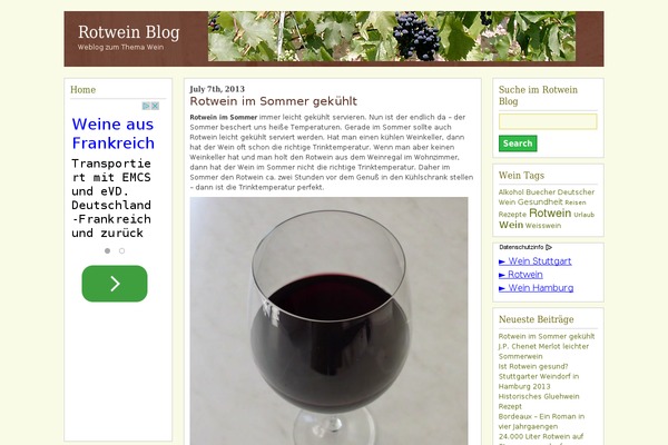 rotwein.co.uk site used Kotak