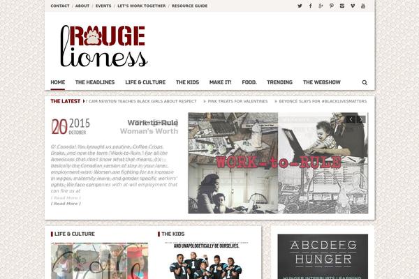 Scipio theme site design template sample