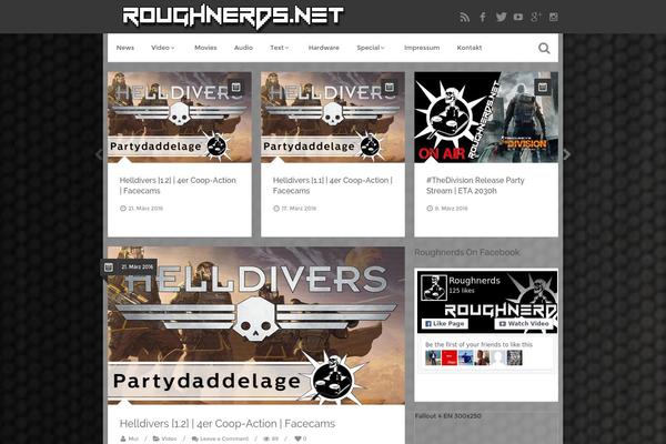 Carino theme site design template sample