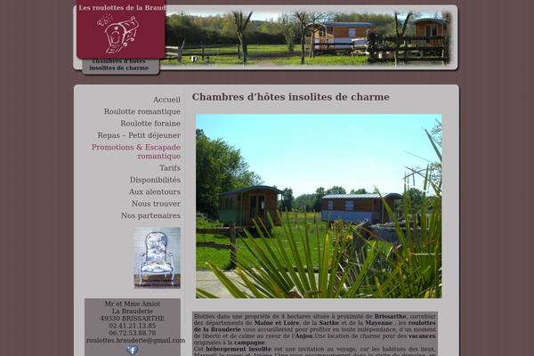 Tabula Rosa theme site design template sample