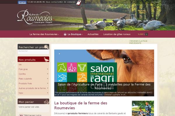 Classico theme site design template sample