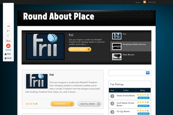Proreview theme site design template sample