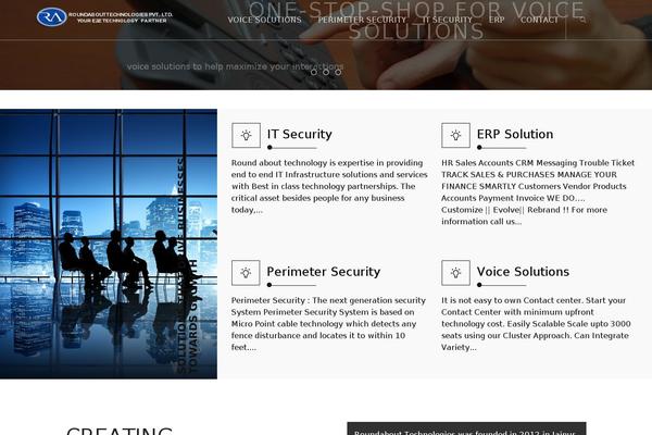 Fusion theme site design template sample