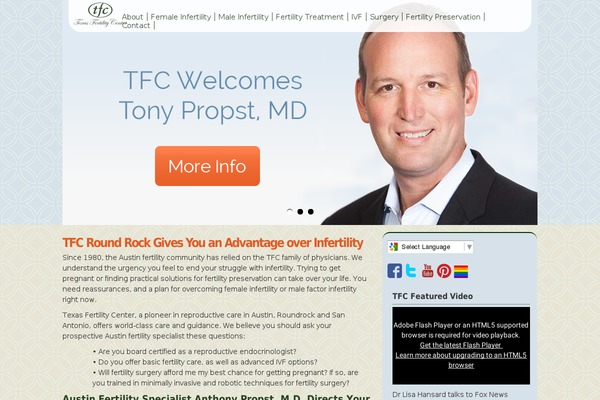 roundrockfertility.com site used Tfc