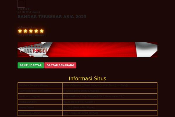 Frontier theme site design template sample