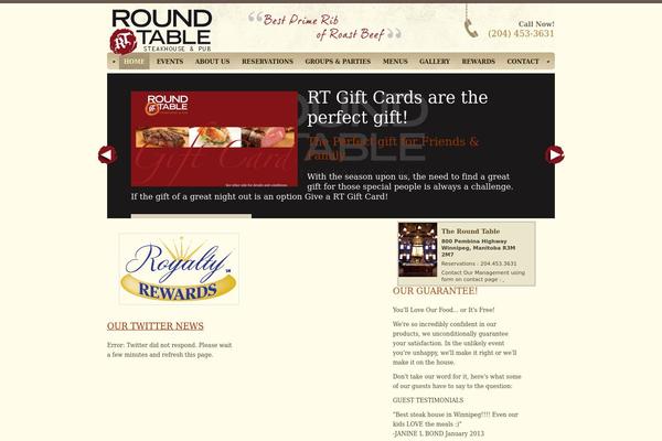 Restaurant theme site design template sample