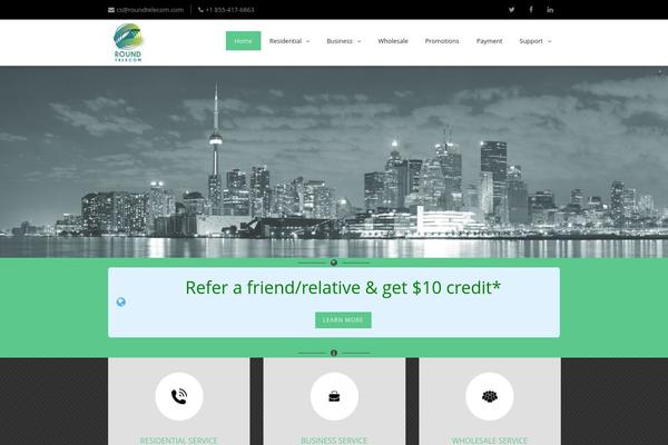 Creativo theme site design template sample