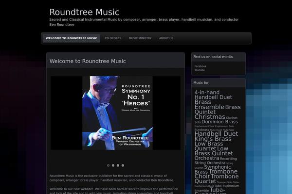 Parament theme site design template sample