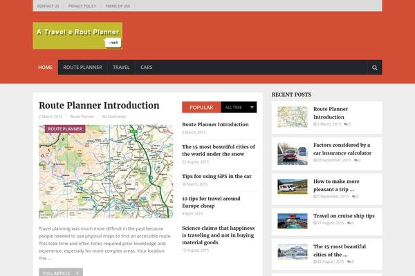 NewsOnline theme site design template sample