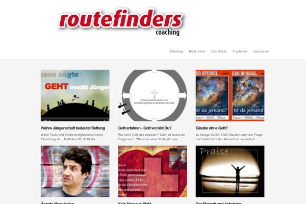 Meet GavernWP theme site design template sample