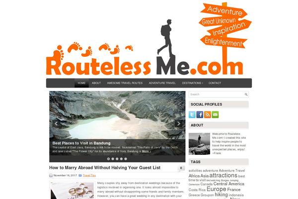 Side theme site design template sample