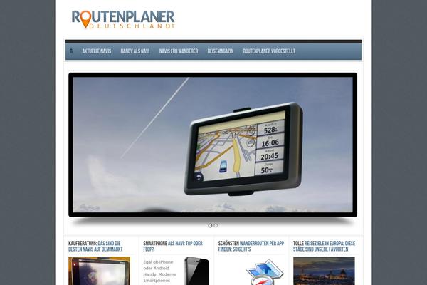 Revista theme site design template sample