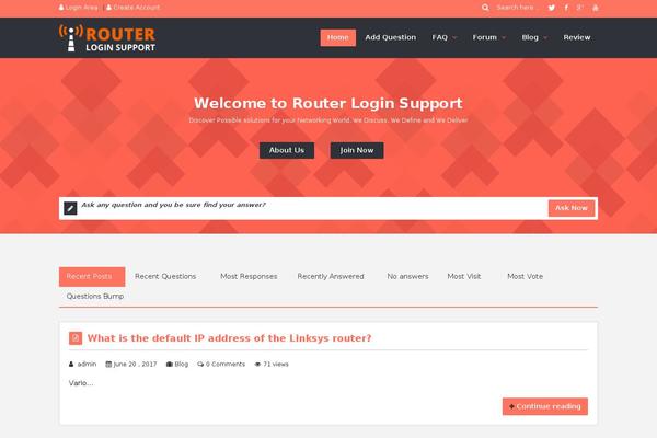 Ask-Me theme site design template sample