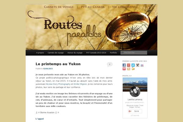 Site using Twenty Eleven Theme Extensions plugin