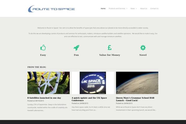 routetospace.com site used Elegant