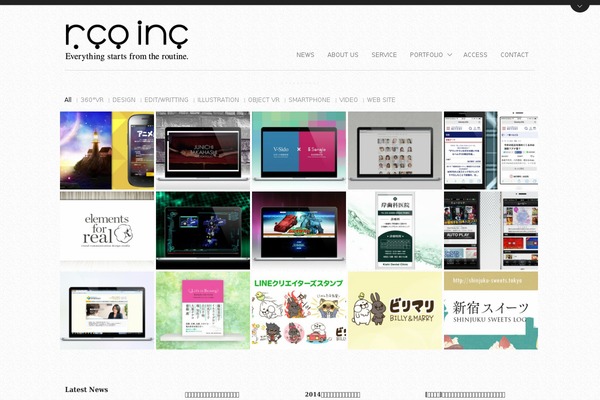 Aware theme site design template sample