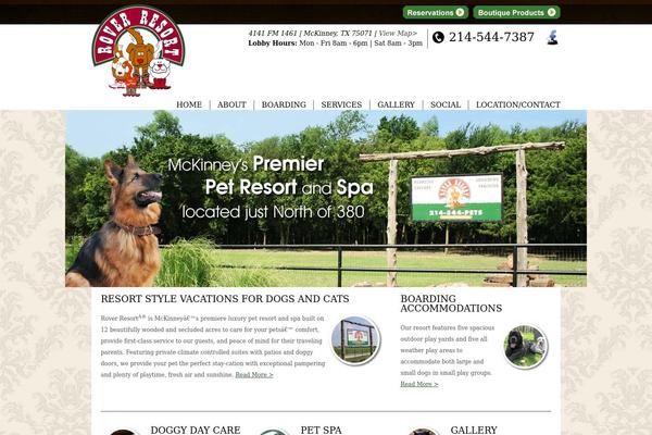 RoVeR theme site design template sample