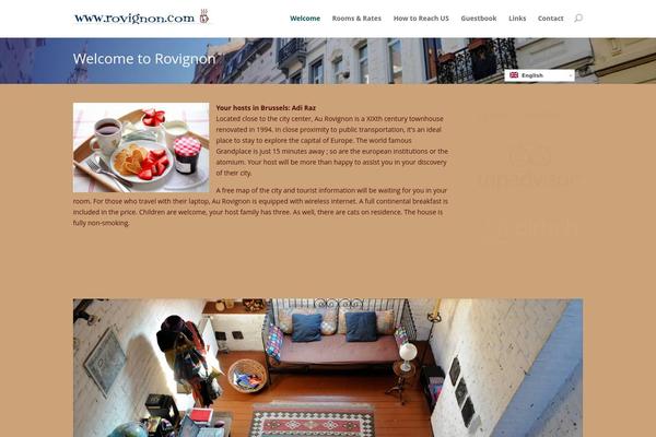 Divi theme site design template sample