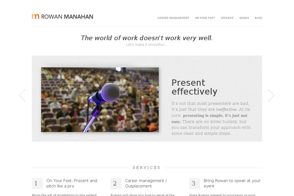 Slate theme site design template sample