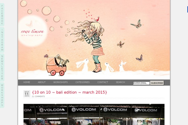 Prophoto4 theme site design template sample