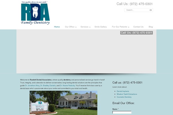 rowlettdental.com site used uDesign