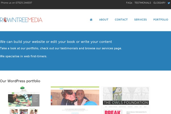 Modern Portfolio Pro theme site design template sample