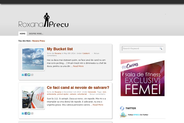 roxanaprecu.ro site used Sohobox