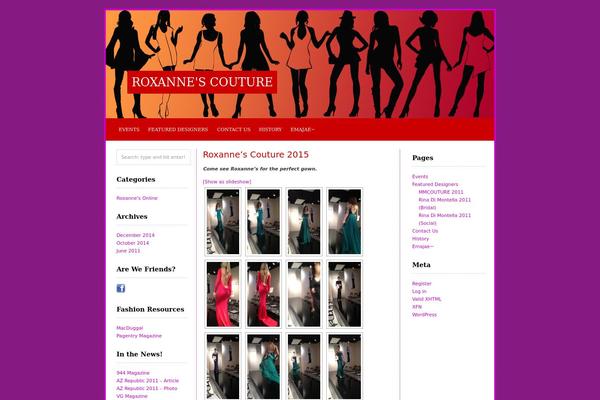 Red Light theme site design template sample