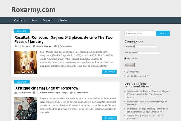 roxarmy.com site used Reviewzine
