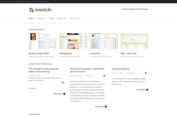 Site using Gutentor plugin