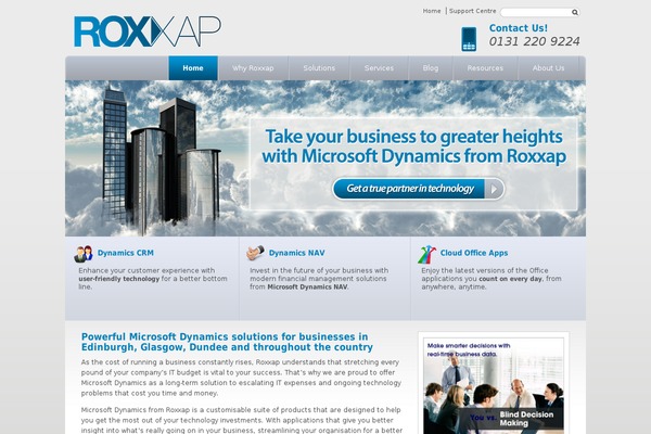 Core theme site design template sample