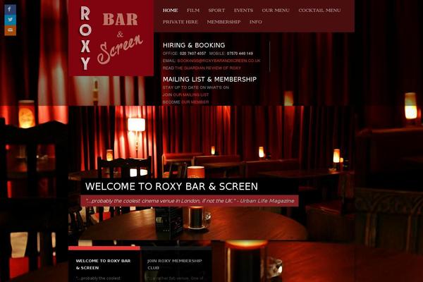 Site using Really Simple Share plugin