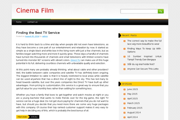 Major Media theme site design template sample