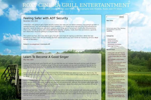 Glossy Stylo theme site design template sample